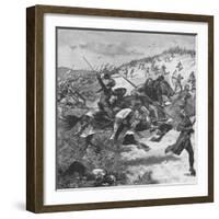 Charge of the Scots at the Battle of Homildon Hill, Northumberland, 1402-null-Framed Giclee Print