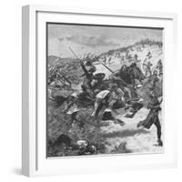 Charge of the Scots at the Battle of Homildon Hill, Northumberland, 1402-null-Framed Giclee Print