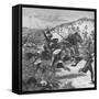 Charge of the Scots at the Battle of Homildon Hill, Northumberland, 1402-null-Framed Stretched Canvas