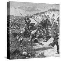 Charge of the Scots at the Battle of Homildon Hill, Northumberland, 1402-null-Stretched Canvas
