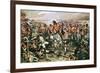 Charge of the Scots Greys at Waterloo-Richard Caton Woodville-Framed Giclee Print