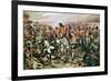 Charge of the Scots Greys at Waterloo-Richard Caton Woodville-Framed Giclee Print