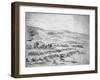 Charge of Union Cavalry-Edwin Forbes-Framed Giclee Print