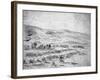 Charge of Union Cavalry-Edwin Forbes-Framed Giclee Print