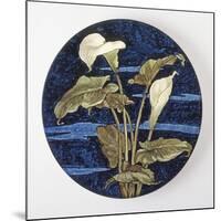 Charger - Calla Lily Pattern-Unknown 19th Century American Artisan-Mounted Art Print