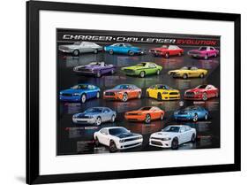 Charger - Challenger Evolution-null-Framed Poster