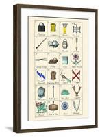 Charges and their Names-Hugh Clark-Framed Art Print