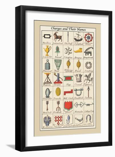 Charges and their Names-Hugh Clark-Framed Art Print