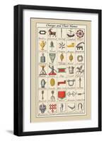 Charges and their Names-Hugh Clark-Framed Premium Giclee Print