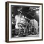 Charging a Furnace, Park Gate Iron and Steel Co, Rotherham, South Yorkshire, 1964-Michael Walters-Framed Photographic Print