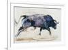 Charging Bull, 1998-Mark Adlington-Framed Premium Giclee Print