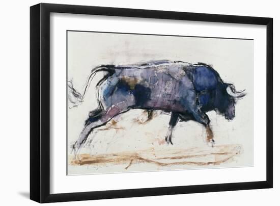 Charging Bull, 1998-Mark Adlington-Framed Giclee Print