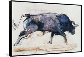 Charging Bull, 1998-Mark Adlington-Framed Stretched Canvas