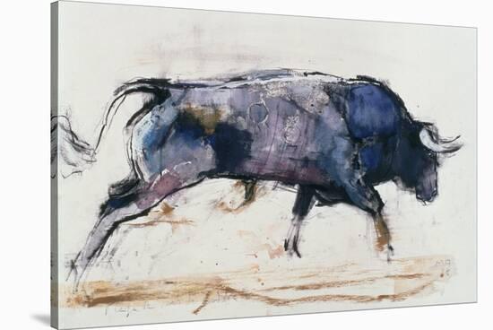 Charging Bull, 1998-Mark Adlington-Stretched Canvas