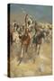 Charging Indians on Horseback-Derek Charles Eyles-Stretched Canvas