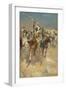 Charging Indians on Horseback-Derek Charles Eyles-Framed Giclee Print