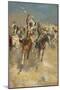 Charging Indians on Horseback-Derek Charles Eyles-Mounted Giclee Print