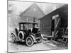 Charging the Battery of a Detroit Electric-null-Mounted Photographic Print