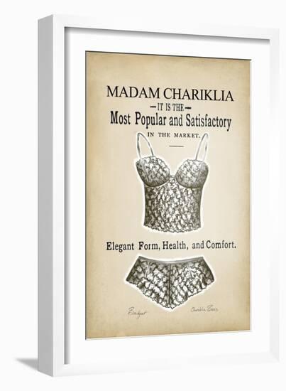 Chariklia's Lingerie III-Chariklia Zarris-Framed Art Print