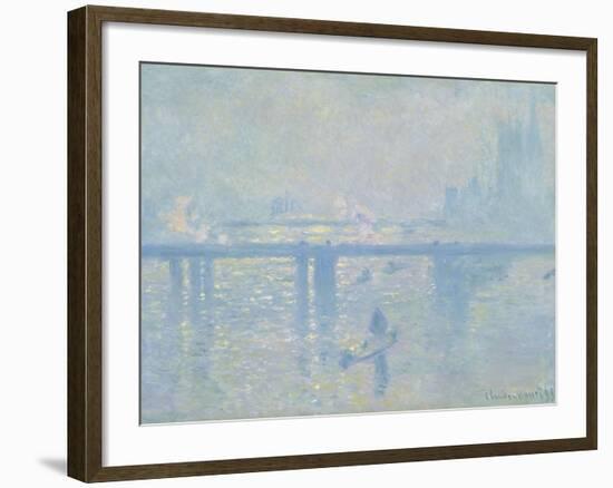Charing Cross Bridge, 1899-Claude Monet-Framed Giclee Print