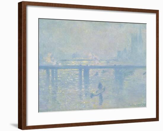 Charing Cross Bridge, 1899-Claude Monet-Framed Giclee Print