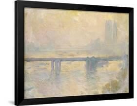 Charing Cross Bridge, 1903-Claude Monet-Framed Giclee Print