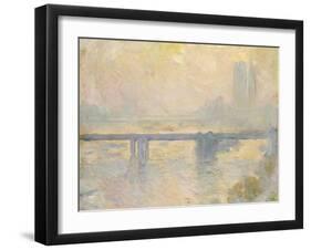 Charing Cross Bridge, 1903-Claude Monet-Framed Giclee Print