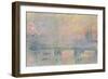 Charing Cross Bridge, C.1900-Claude Monet-Framed Giclee Print