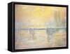 Charing Cross Bridge, Fog; Charing Cross Bridge, Brouillard, 1902-Claude Monet-Framed Stretched Canvas