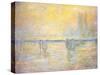 Charing Cross Bridge, Fog; Charing Cross Bridge, Brouillard, 1902-Claude Monet-Stretched Canvas