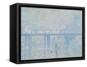 Charing-Cross Bridge in London, 1899-Claude Monet-Framed Stretched Canvas