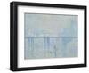 Charing-Cross Bridge in London, 1899-Claude Monet-Framed Giclee Print