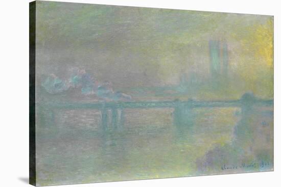 Charing Cross Bridge, London, 1901-Claude Monet-Stretched Canvas