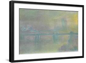 Charing Cross Bridge, London, 1901-Claude Monet-Framed Giclee Print