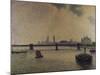 Charing Cross Bridge, London; Le Pont De Charing Cross, Londres-Camille Pissarro-Mounted Giclee Print