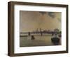 Charing Cross Bridge, London; Le Pont De Charing Cross, Londres-Camille Pissarro-Framed Giclee Print