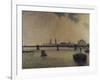 Charing Cross Bridge, London; Le Pont De Charing Cross, Londres-Camille Pissarro-Framed Giclee Print