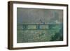 Charing Cross Bridge, London,-Claude Monet-Framed Giclee Print