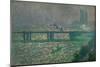 Charing Cross Bridge, London,-Claude Monet-Mounted Giclee Print