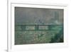 Charing Cross Bridge, London,-Claude Monet-Framed Giclee Print