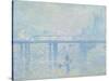 Charing Cross Bridge, London-Claude Monet-Stretched Canvas