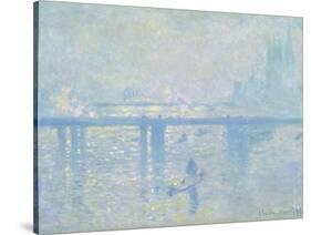 Charing Cross Bridge, London-Claude Monet-Stretched Canvas