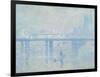 Charing Cross Bridge, London-Claude Monet-Framed Giclee Print