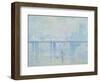 Charing Cross Bridge, London-Claude Monet-Framed Giclee Print