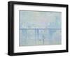 Charing Cross Bridge, London-Claude Monet-Framed Giclee Print