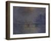 Charing Cross Bridge, the Thames-Claude Monet-Framed Giclee Print