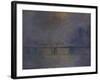 Charing Cross Bridge, the Thames-Claude Monet-Framed Giclee Print