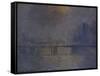 Charing Cross Bridge, the Thames-Claude Monet-Framed Stretched Canvas