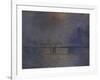 Charing Cross Bridge, the Thames-Claude Monet-Framed Premium Giclee Print