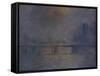 Charing Cross Bridge, the Thames-Claude Monet-Framed Stretched Canvas